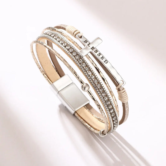 Genuine Leather Wrap Bracelet