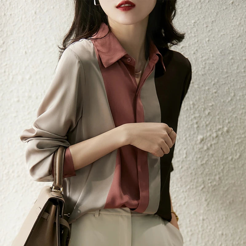 Striped Chiffon Shirt