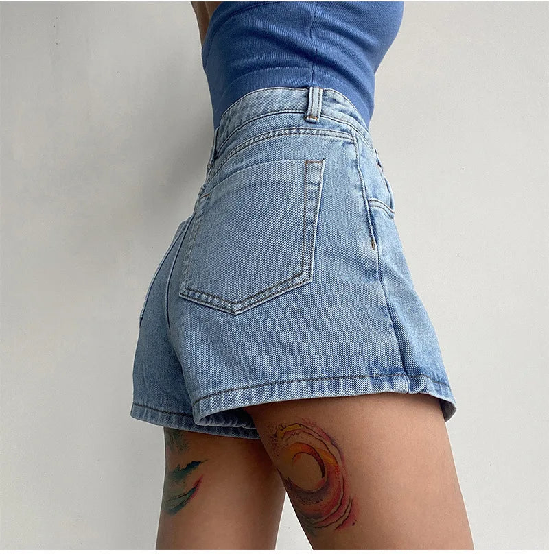 High Waist Denim Skirt