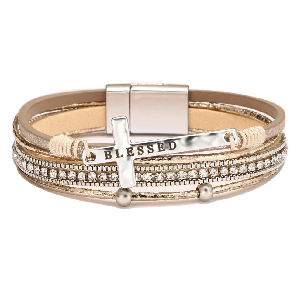 Genuine Leather Wrap Bracelet