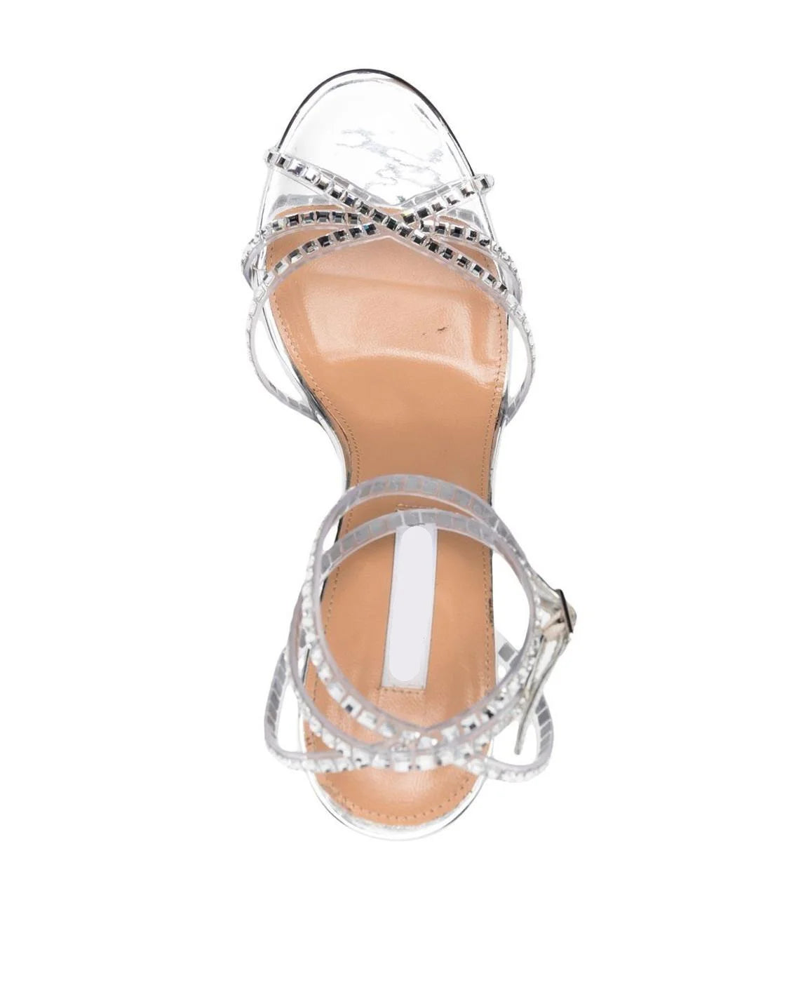 Glam Diamond Pointed Open Toe Heels