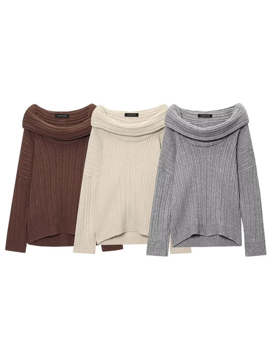 Lazy Look Vintage Knit Sweater