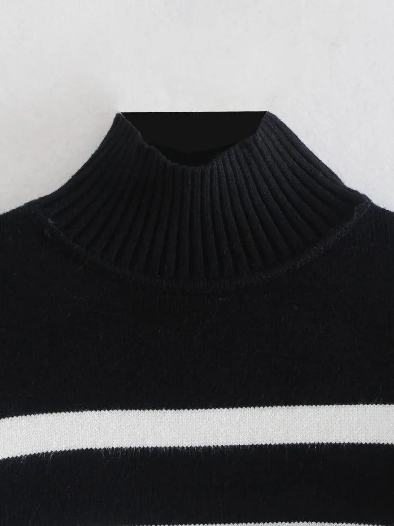 Striped Print Sweater