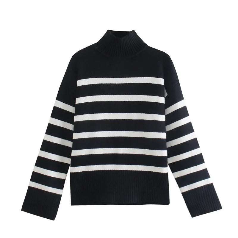 Striped Print Sweater