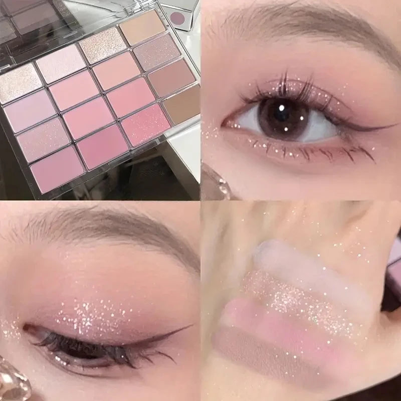 16 Color Pigmented Eye Shadow Palette