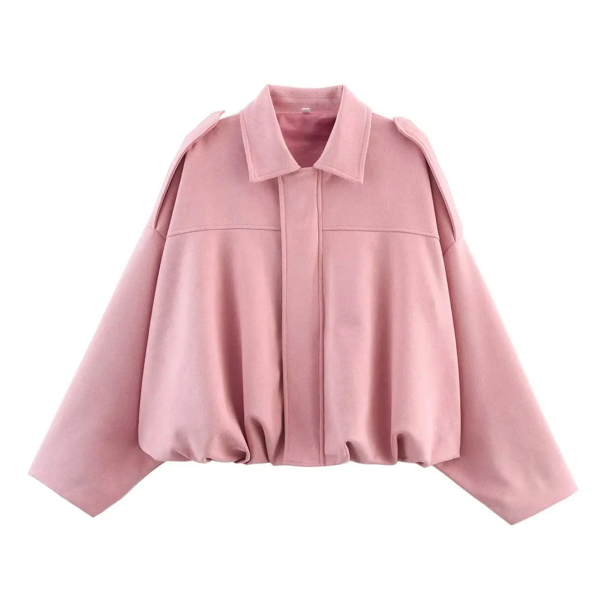 Chic Suede Bomber Jacket
