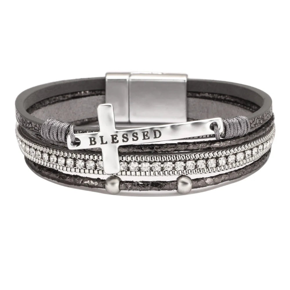 Genuine Leather Wrap Bracelet